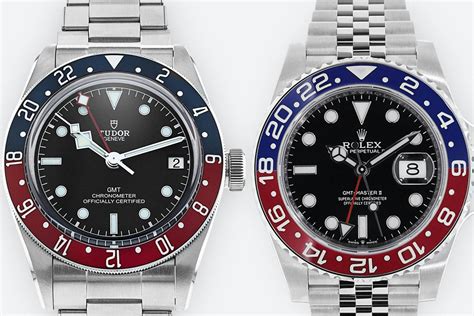 tudor gmt vs rolex pepsi|tudor gmt pepsi white dial.